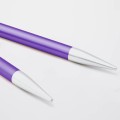 Druty KRÓTKIE do wymiennych żyłek KnitPro Zing SPECIAL - metalowe