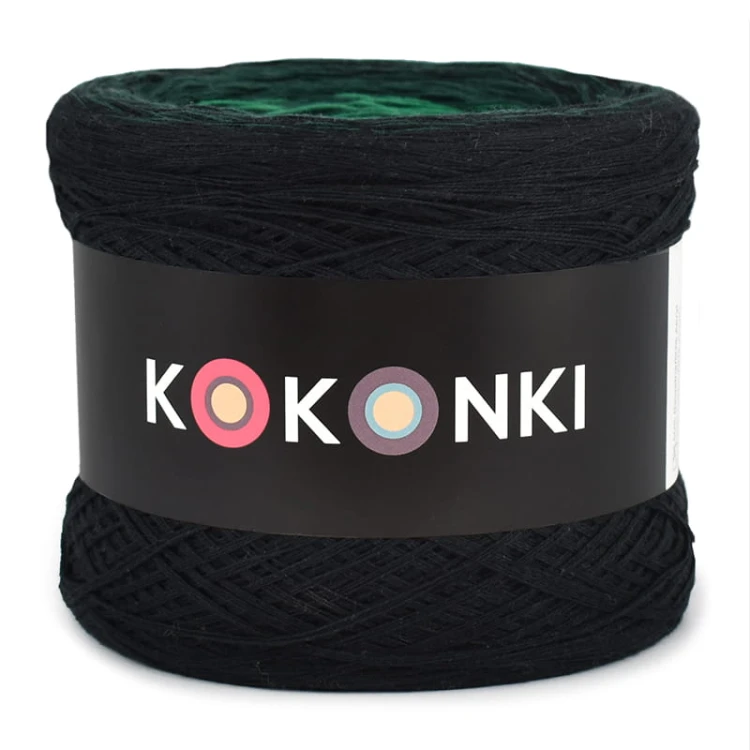 KOKONEK Classic A320 Czerń/butelkowa zieleń/absynt