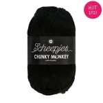 Włóczka Scheepjes Chunky Monkey 100 g - 1002 czerń