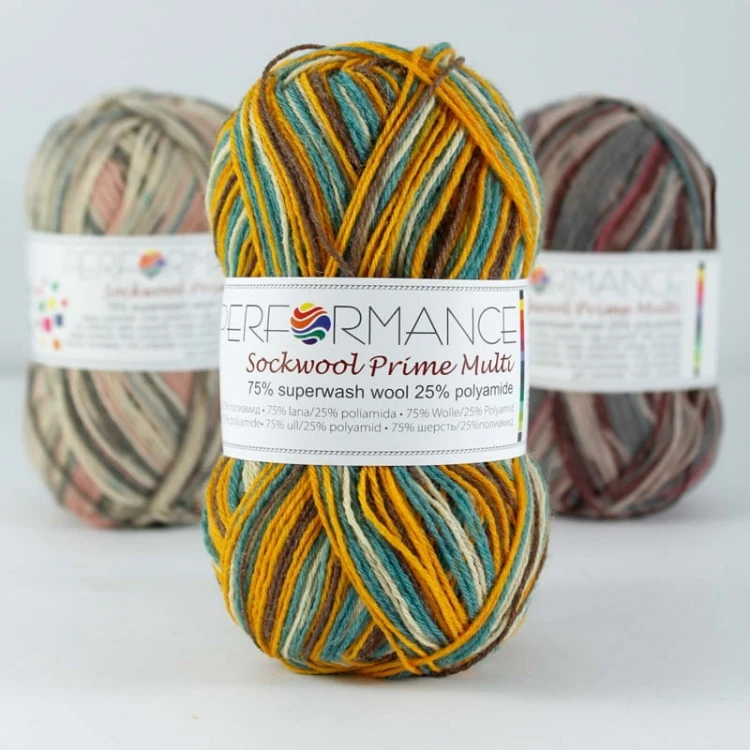 Włóczka Performance Sockwool Prime Multi 17514