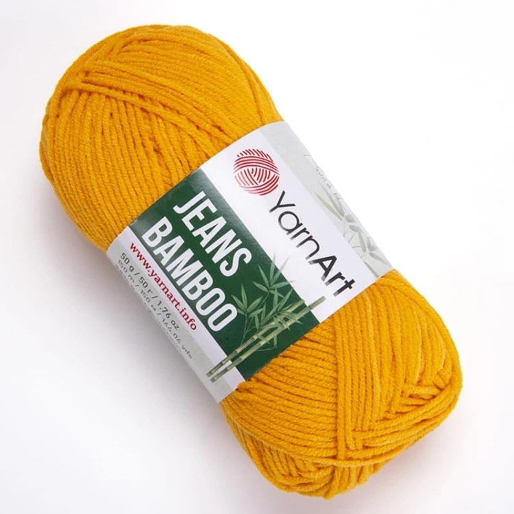 Włóczka YarnArt Jeans Bamboo 106 / kurkuma
