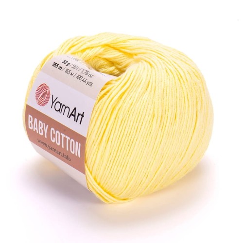 Włóczka YarnArt Baby Cotton 431 / lemoniada
