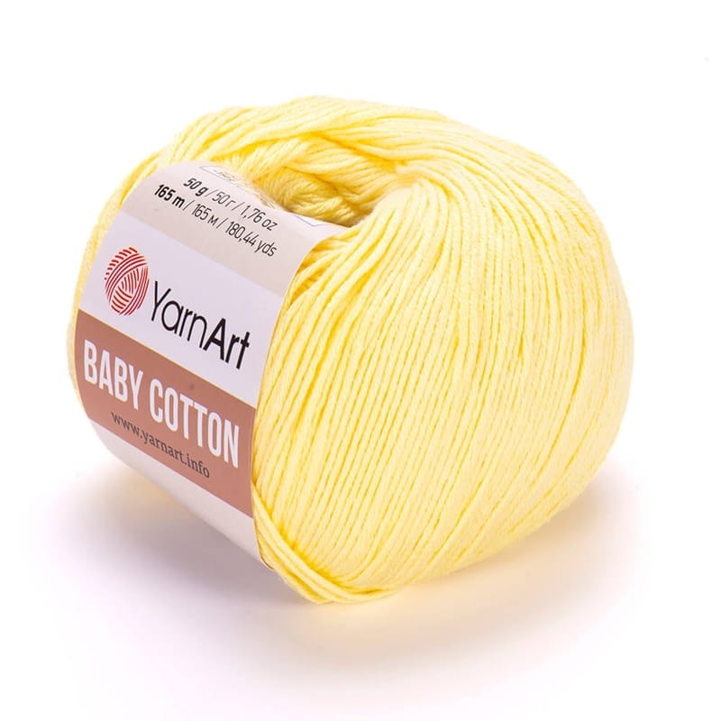 Włóczka YarnArt Baby Cotton 431 / lemoniada