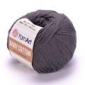 Włóczka YarnArt Baby Cotton 454 / ciemny szary