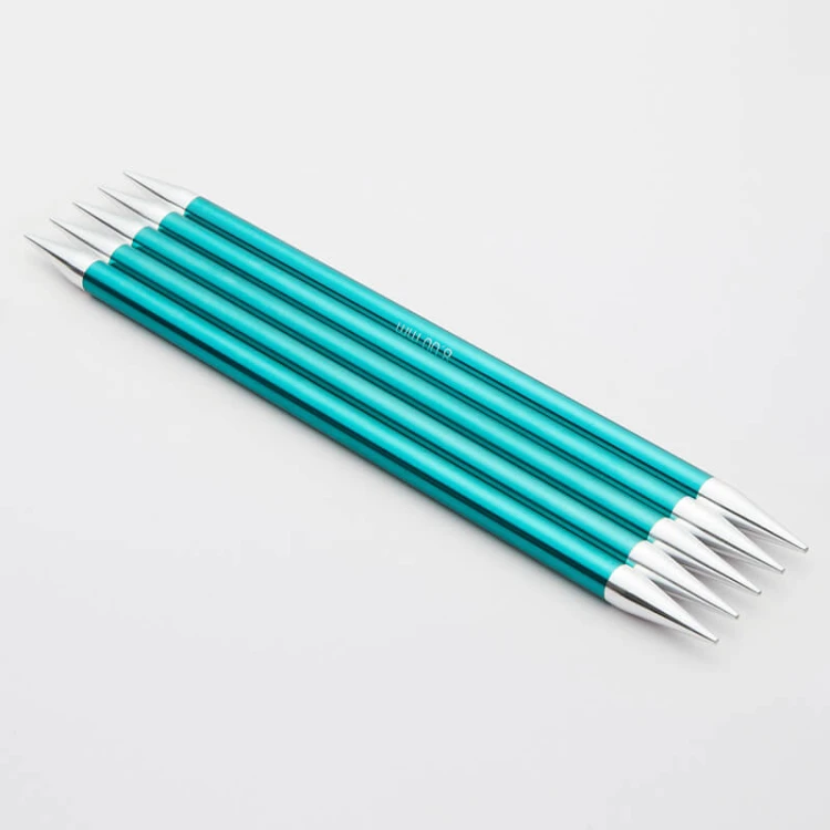 Druty do skarpet KnitPro Zing double-pointed 20 cm - metalowe