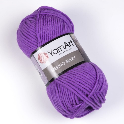 Włóczka YarnArt Merino Bulky / 9561 jasny fiolet