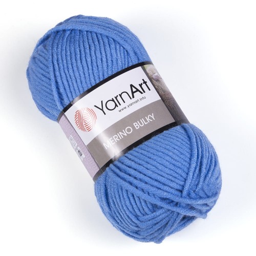 Włóczka YarnArt Merino Bulky / 600 niebieski