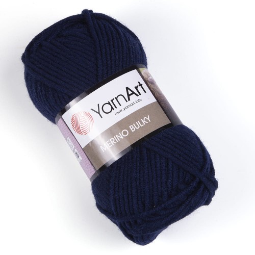 Włóczka YarnArt Merino Bulky / 583 granat
