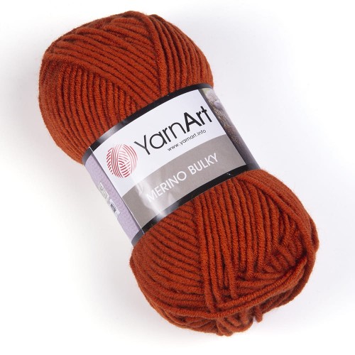 Włóczka YarnArt Merino Bulky / 3027 rudy
