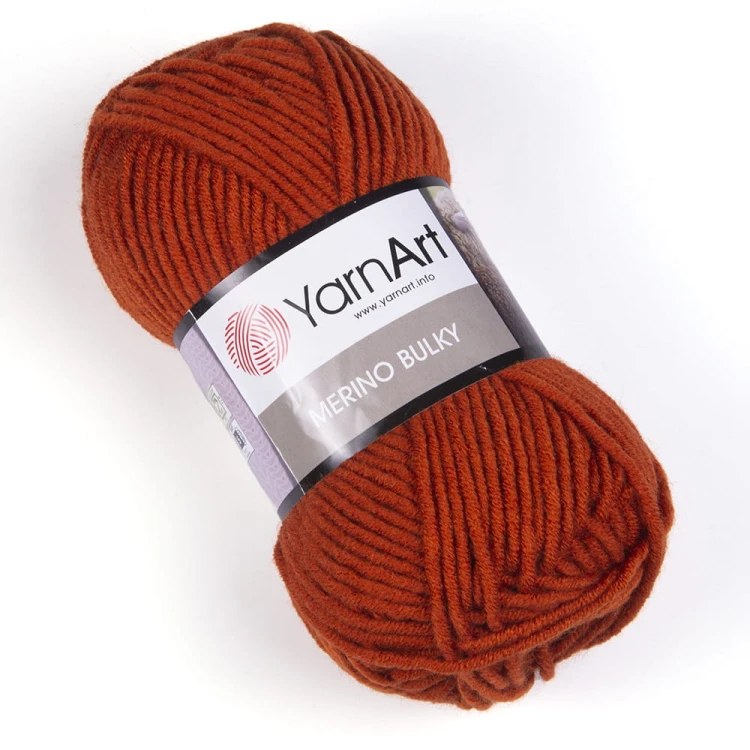 Włóczka YarnArt Merino Bulky / 3027 rudy
