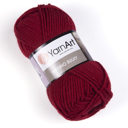 Włóczka YarnArt Merino Bulky / 3024 wiśnia