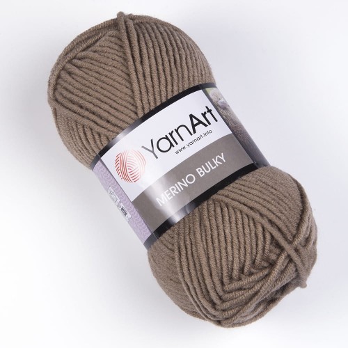Włóczka YarnArt Merino Bulky / 218 orzech