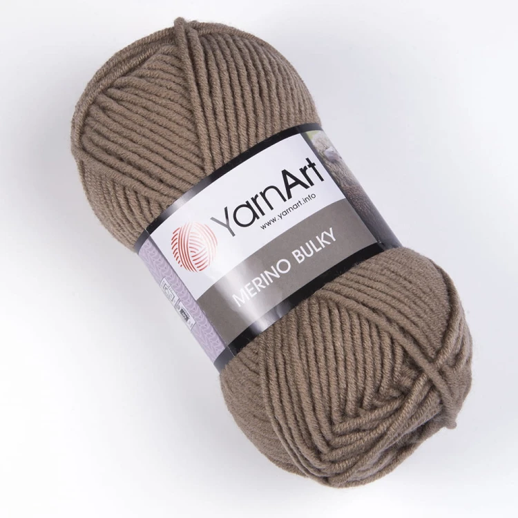 Włóczka YarnArt Merino Bulky / 218 orzech