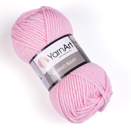 Włóczka YarnArt Merino Bulky / 217 jasny róż