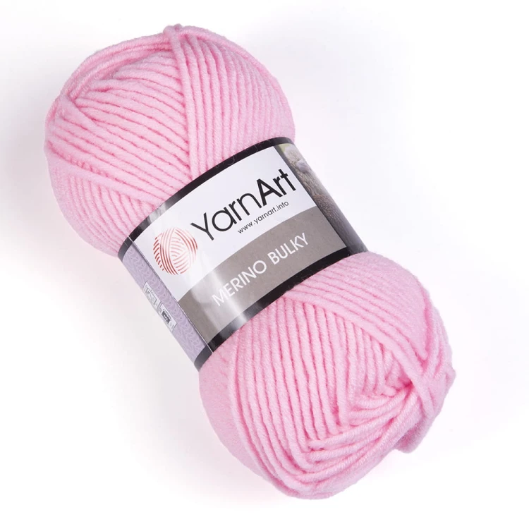 Włóczka YarnArt Merino Bulky / 217 jasny róż