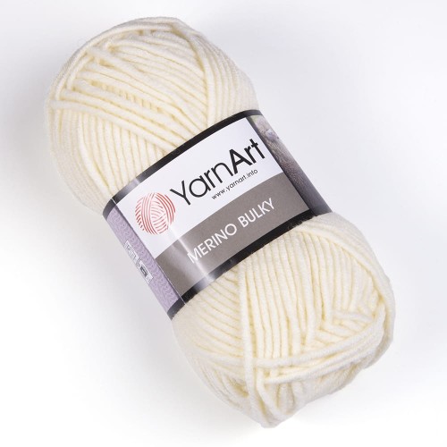 Włóczka YarnArt Merino Bulky / 502 krem