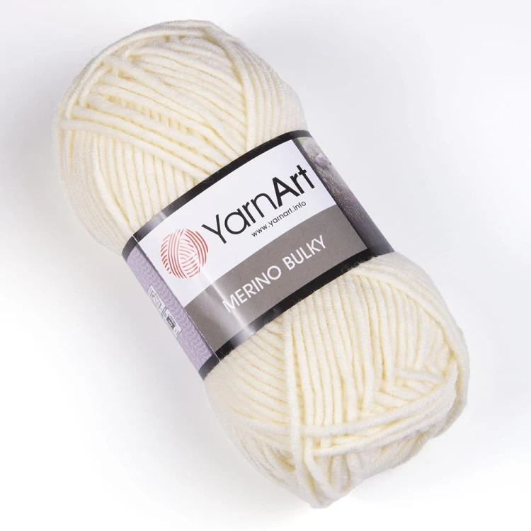 Włóczka YarnArt Merino Bulky / 502 krem