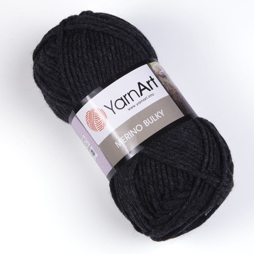 Włóczka YarnArt Merino Bulky / 359 ciemny szary