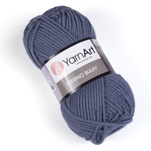 Włóczka YarnArt Merino Bulky / 3088 ciemny stalowy