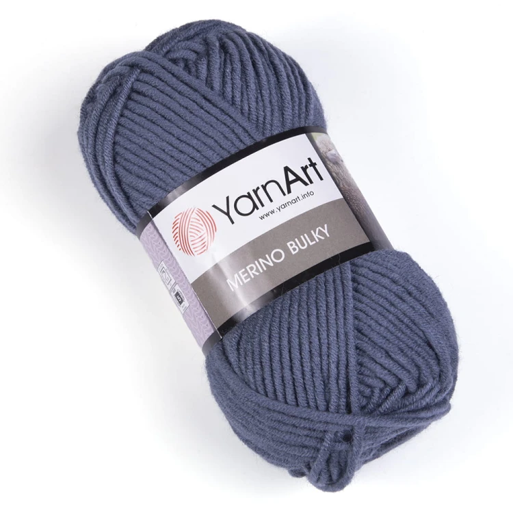 Włóczka YarnArt Merino Bulky / 3088 ciemny stalowy