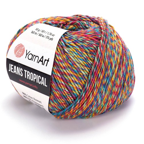 Włóczka YarnArt Jeans Tropical 612