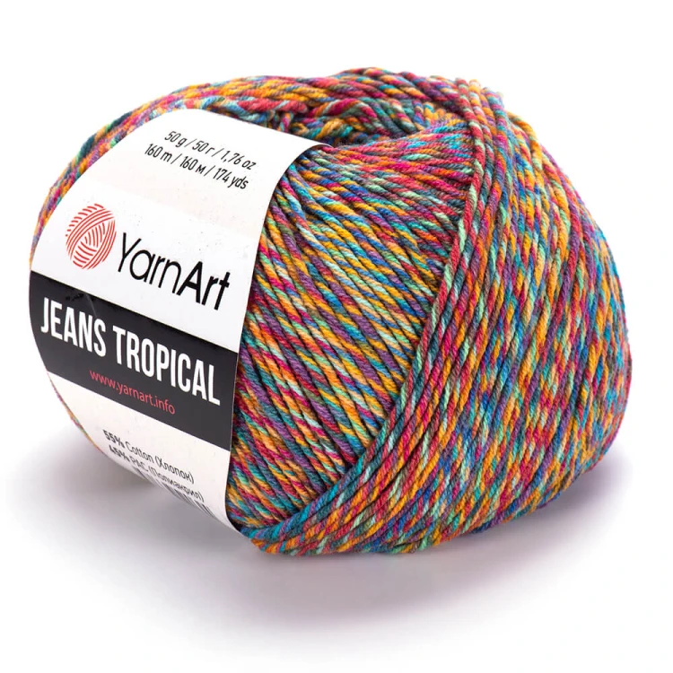 Włóczka YarnArt Jeans Tropical 612
