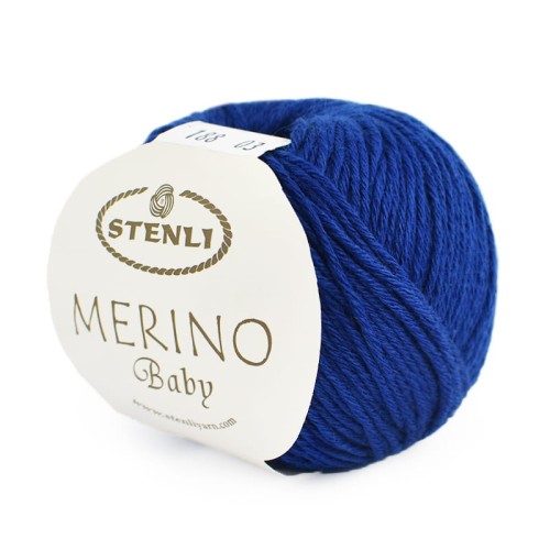 Włóczka Stenli Merino Baby 188 / kobalt