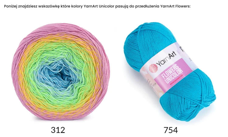 Włóczka YarnArt Flowers - 312