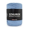 PREMIUM sznurek bawełniany by KOKONKI 5mm / rolka 100m / niebieski