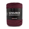 PREMIUM sznurek bawełniany by KOKONKI 5mm / rolka 100m / wino
