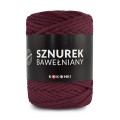 PREMIUM sznurek bawełniany by KOKONKI 5mm / rolka 100m / wino