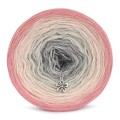 KOKONEK Merino 708 Perełka - Morela/nude/jasny szary/szary melanż