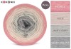 KOKONEK Merino 708 Perełka - Morela/nude/jasny szary/szary melanż