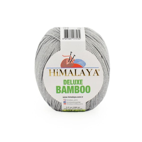 Włóczka Himalaya Deluxe Bamboo 36 / szary