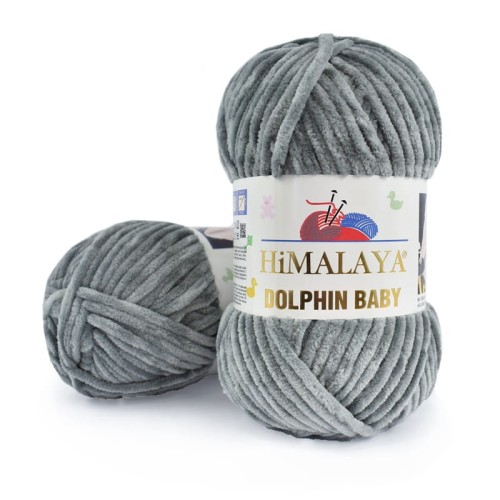 Włóczka Himalaya Dolphin Baby 320 / średni szary