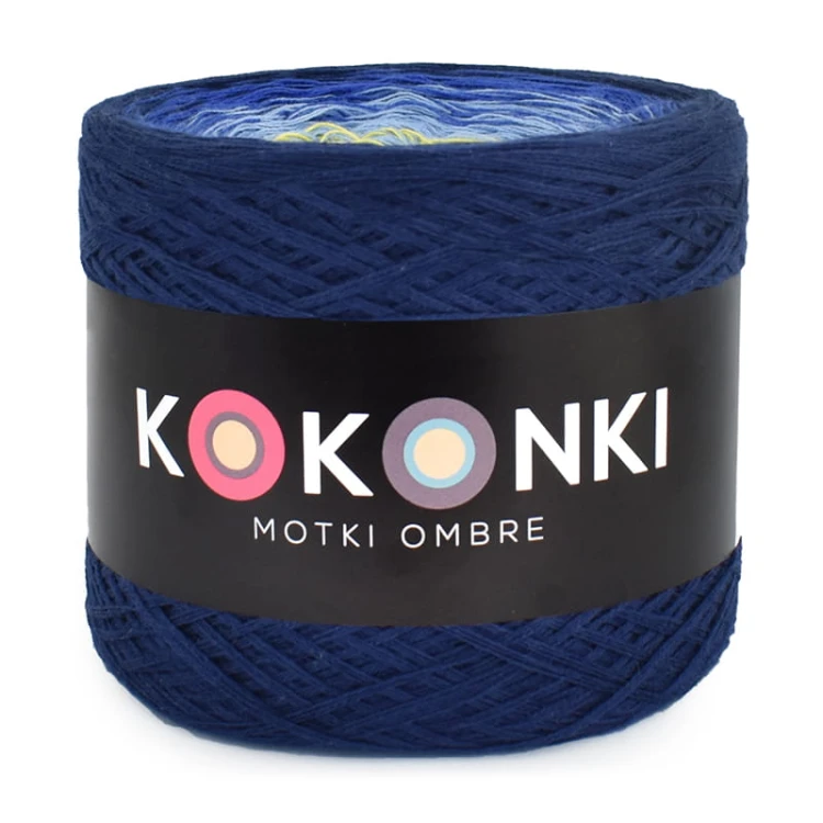 KOKONEK Classic B100 Piotrek - Granat/lapis/jasny niebieski/intensywny żółty
