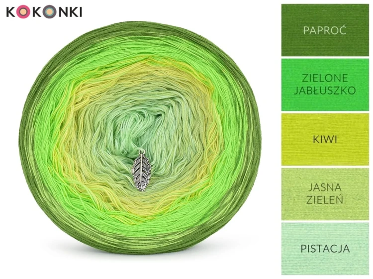 KOKONEK Classic B103 Jacek - Paproć/zielone jabłuszko/kiwi/jasna zieleń/pistacja