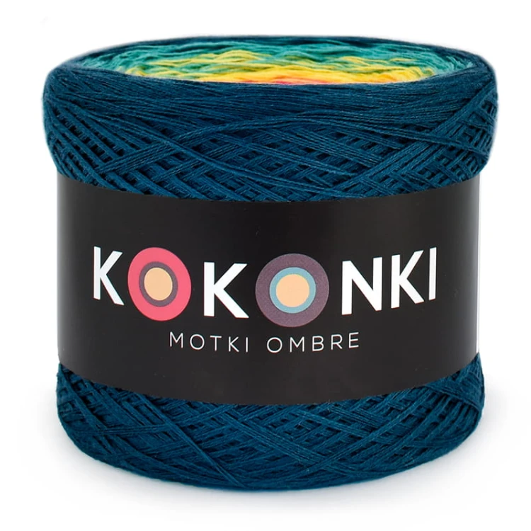 KOKONEK Classic B109 Sweet and sour - Petrol/szmaragd/żółty/ultra róż/gorący róż