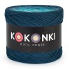 KOKONEK Classic B115 Blue jeans - Petrol/jasny petrol/turkus/krem/łososiowy róż
