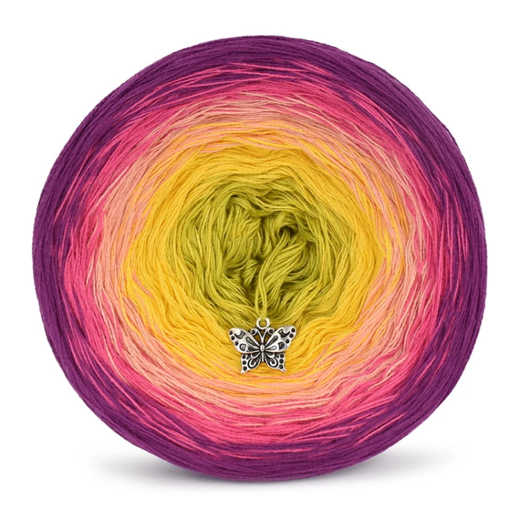 KOKONEK Classic B118 Flower crown - Jeżyna/fuksja/brzoskwinia/intensywny żółty/limetka