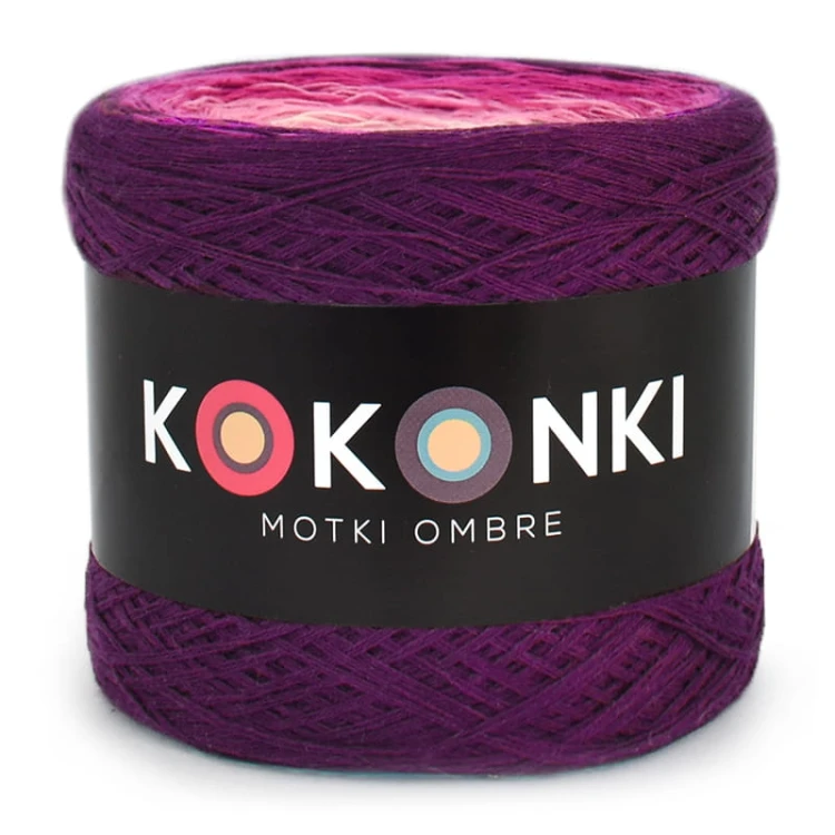 KOKONEK Classic B118 Flower crown - Jeżyna/fuksja/brzoskwinia/intensywny żółty/limetka