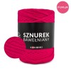PREMIUM sznurek bawełniany by KOKONKI 5mm / rolka 100m / czerwień (wiązany)