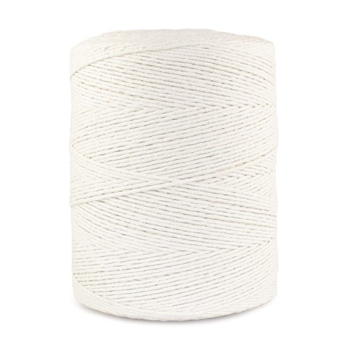 Sznurek do makramy bawełniany skręcany 3mm XXL / 1000m / naturalny