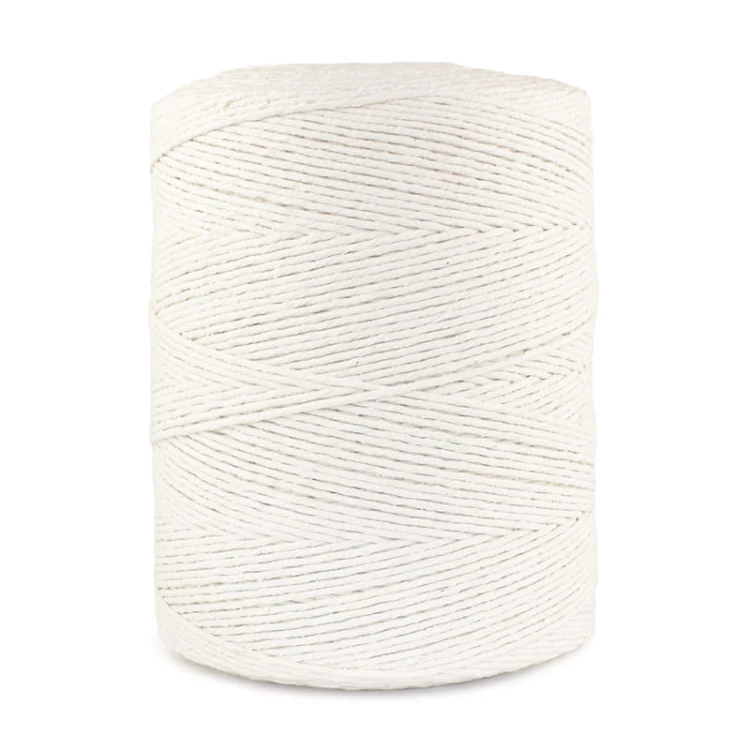 Sznurek do makramy bawełniany skręcany 3mm XXL / 1000m / naturalny