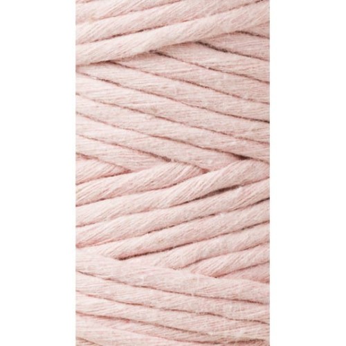 Sznurek skręcany bawełniany Bobbiny Macrame Cord / Pastelowy róż / Pastel Pink / 3mm / 100m