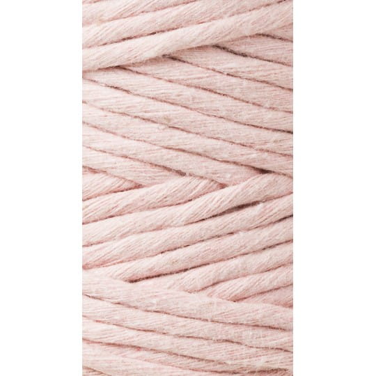 Sznurek skręcany bawełniany Bobbiny Macrame Cord / Pastelowy róż / Pastel Pink / 3mm / 100m