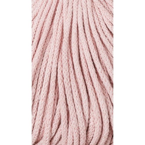 Sznurek pleciony bawełniany Bobbiny Junior / Pastelowy Róż / Pastel Pink / 3mm / 100m