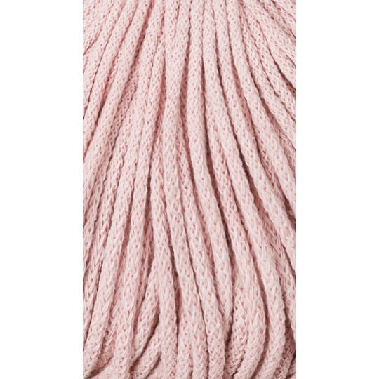 Sznurek pleciony bawełniany Bobbiny Junior / Pastelowy Róż / Pastel Pink / 3mm / 100m