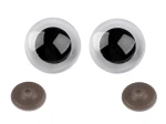 Oczy do maskotek / 40 mm / transparent / 1 para / 840984