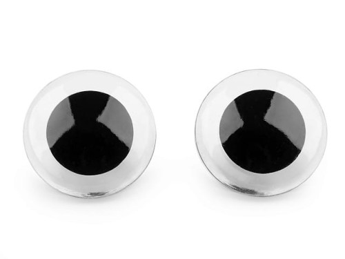 Oczy do maskotek / 40 mm / transparent / 1 para